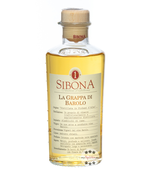 Sibona Grappa di Barolo (40 % Vol., 0,5 Liter) von Sibona Antica Distilleria