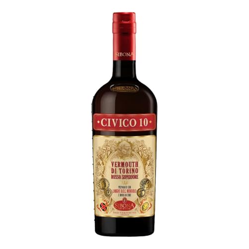 Nº1 SIBONA Civico 10 Vermouth di Torino – Einzigartiger, erlesener Wermut aus Italien mit 18 % vol. Alkohol (1 x 0,75l) von Nº1 SIBONA