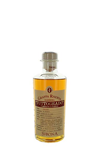 Grappa Riserva Barbera Tuttogrado 54,5% vol Sibona Cl 50 von Sibona