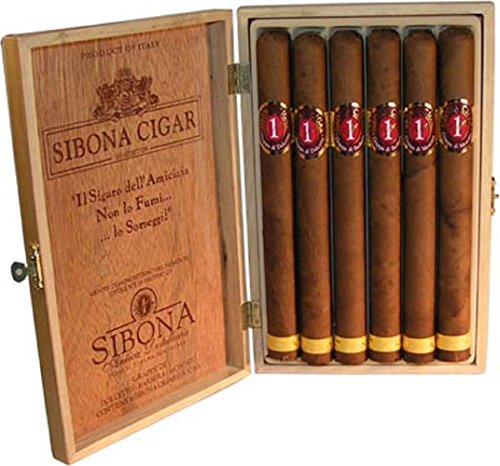 Holzkiste mit 6 Zigarren aus der Schnapskiste Siowenien von Sibona