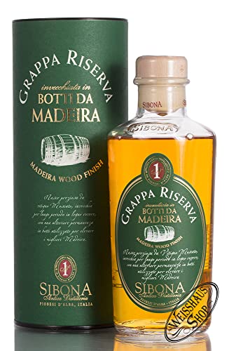 SIBONA No.1 - Grappa Riserva - Botti da Madeira (in einer hübschen Geschenkdose) von Sibona