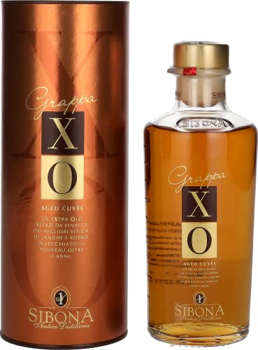 Sibona Grappa XO Aged Cuvée 44% Vol. 0,5l in Geschenkbox von Sibona