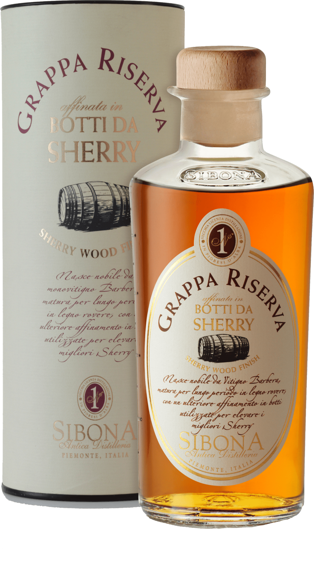 Sibona Grappa Riserva Botti da Sherry