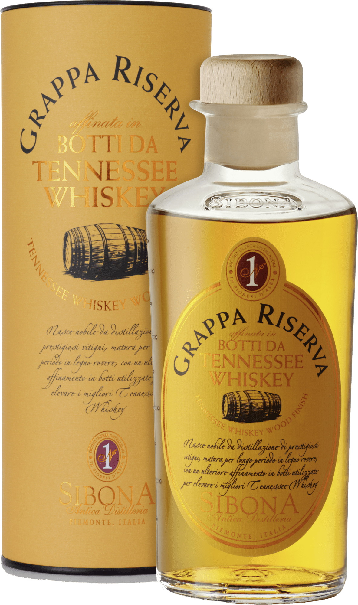 Sibona Grappa Riserva Botti da Tenessee Whiskey Sibona Grappa Riserva Botti da Tenessee Whiskey