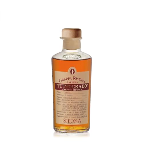 Sibona Grappa Tuttogrado Barbera 0,5l 54,5% von Nº1 SIBONA