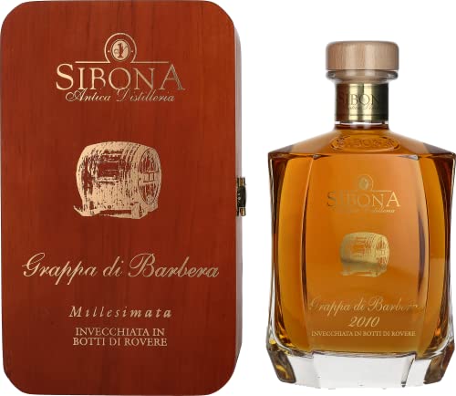 Sibona RISERVA SPECIALE Grappa di Barbera MILLESIMATA 44% Vol. 0,7l in Holzkiste von Sibona