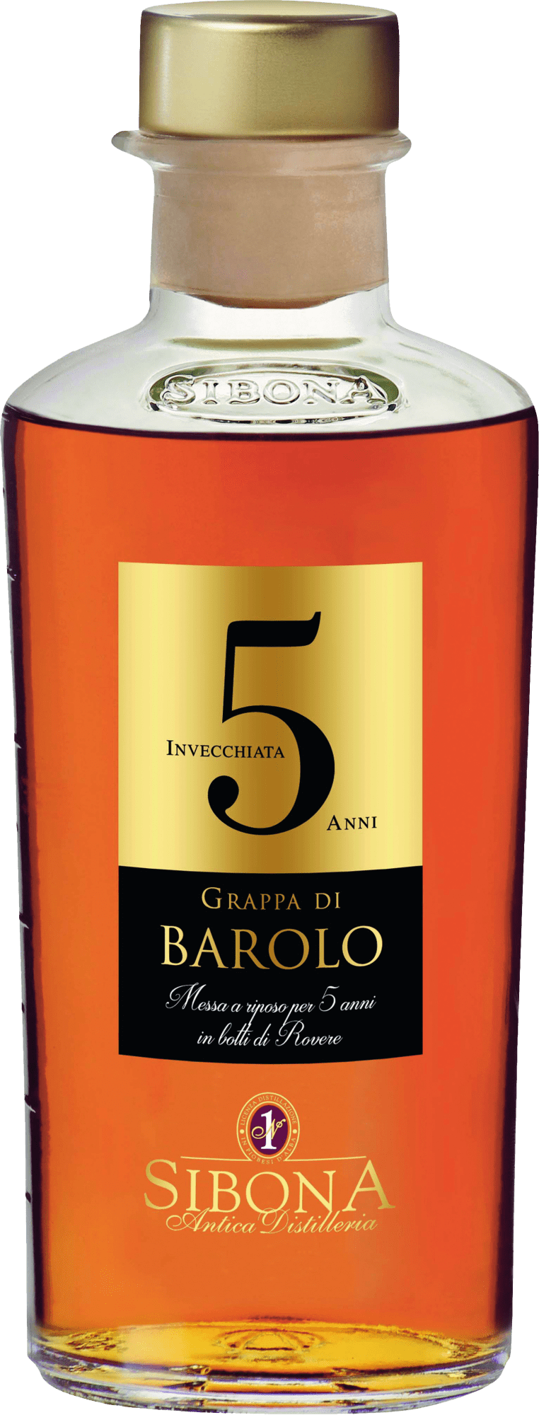 Sibona Grappa di Barolo »Invecchiata 5 Anni« Sibona Grappa di Barolo »Invecchiata 5 Anni«