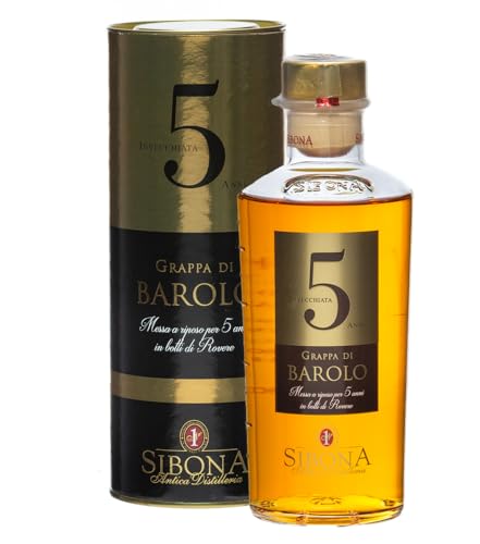 Sibona 5 Anni Invecchiata Grappa di BAROLO 44% Vol. 0,5l in Geschenkbox Sibona 5 Anni Invecchiata Grappa di BAROLO 44% Vol. 0,5l in Geschenkbox von Nº1 SIBONA