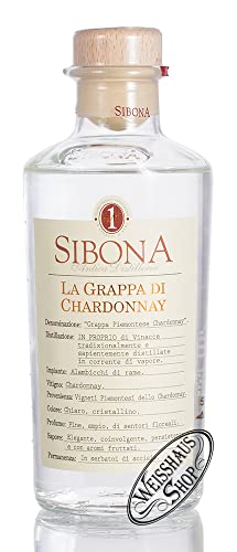 Sibona Grappa di Chardonnay 0,5 Liter 40% Vol. von Sibona