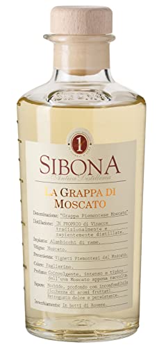 Nº1 SIBONA Grappa di Moscato 40% vol. (1 x 0,5l) – Fruchtiger Grappa aus Italien von Nº1 SIBONA