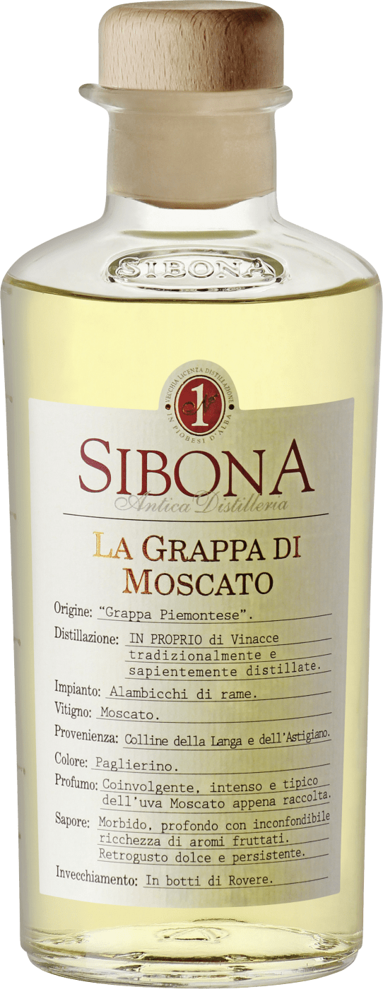 Sibona Grappa di Moscato von Sibona