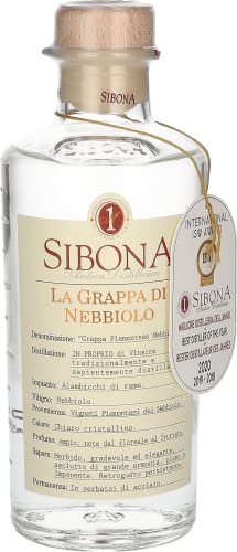 Sibona La Grappa di NEBBIOLO 40% Vol. 0,5l von Sibona