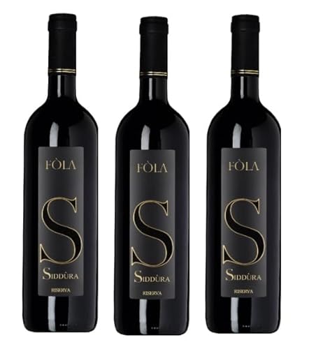 3x 0,75l - 2019er - Siddùra - Fòla - Cannonau di Sardegna Riserva D.O.P. - Sardinien - Italien - Rotwein trocken von Siddùra