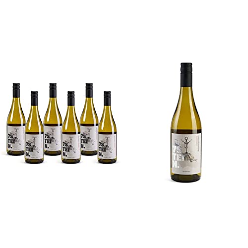 7STEIN Grauburgunder – auch bekannt als Pinot Gris oder Pinot Grigio (6 x 0.75 l) & 7STEIN Weißburgunder – auch bekannt als Pinot Blanc oder Pinot Bianco – ein Qualitätswein (1 x 0.75 l) von Siebenstein