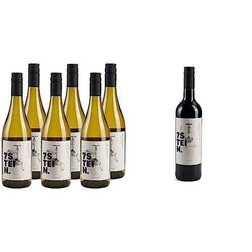 7STEIN Grauburgunder – auch bekannt als Pinot Gris oder Pinot Grigio – ein Qualitätswein, Weißwein aus Rheinhessen & 7STEIN Pinot Noir & Merlot – ein Qualitätswein, Rotwein aus Rheinhessen von Siebenstein