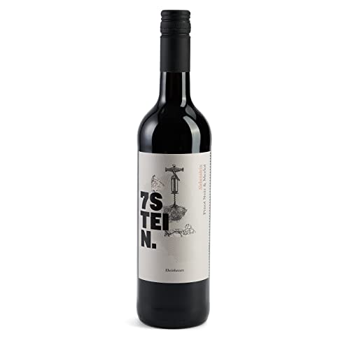 7STEIN Pinot Noir & Merlot – ein Qualitätswein, Rotwein aus Rheinhessen, Deutschland (1 x 0.75 l) von Siebenstein