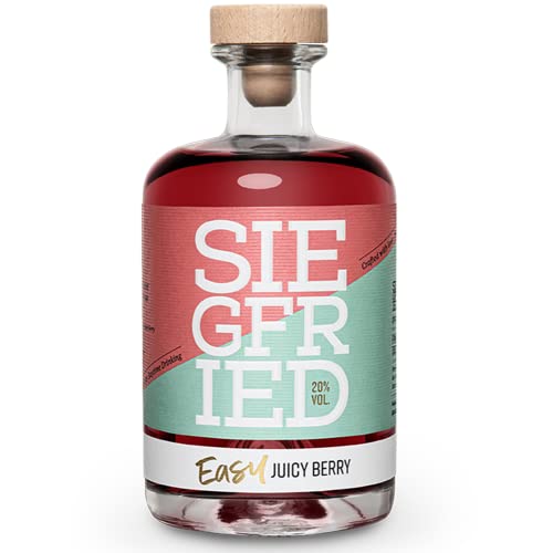 Siegfried Easy Juicy Berry I Aperitif I Erfrischend fruchtiges Sommergetränk I Perfekt mit Tonic Water, Ginger Beer oder Prosecco I 20% Vol. I 500ML von Siegfried