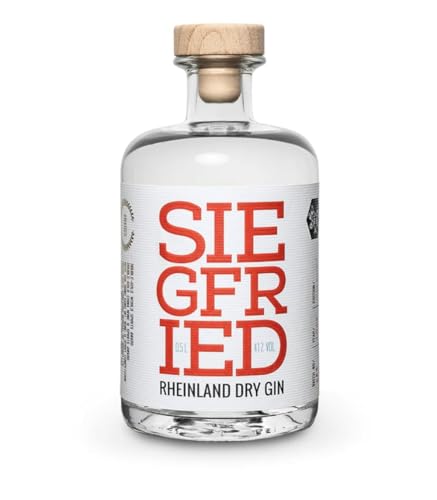 Siegfried Rheinland Dry Gin | Weltweit ausgezeichneter Premium Gin | Micro-batch Gin mit 18 Botanicals | Regionalität und Weltklasse | 41% | 500ML von Siegfried