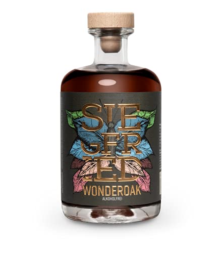 Siegfried Wonderoak | Alkoholfrei | Von den Machern des beliebten Wonderleaf | Vegan | ohne Farbstoffe und künstliche Aromen | 500ML von Siegfried Rheinland Dry Gin