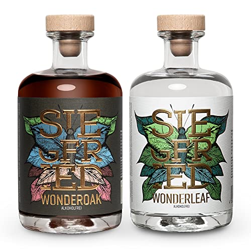 Siegfried Wonderleaf und Wonderoak Set | Alkoholfrei | Von den Machern des weltweit prämierten Siegfried Gin | Vegan | Zuckerfrei | Natürliche Destillate | 2 x 500ML Siegfried Wonderleaf und Wonderoak Set | Alkoholfrei | Von den Machern des weltweit prämierten Siegfried Gin | Vegan | Zuckerfrei | Natürliche Destillate | 2 x 500ML von Siegfried