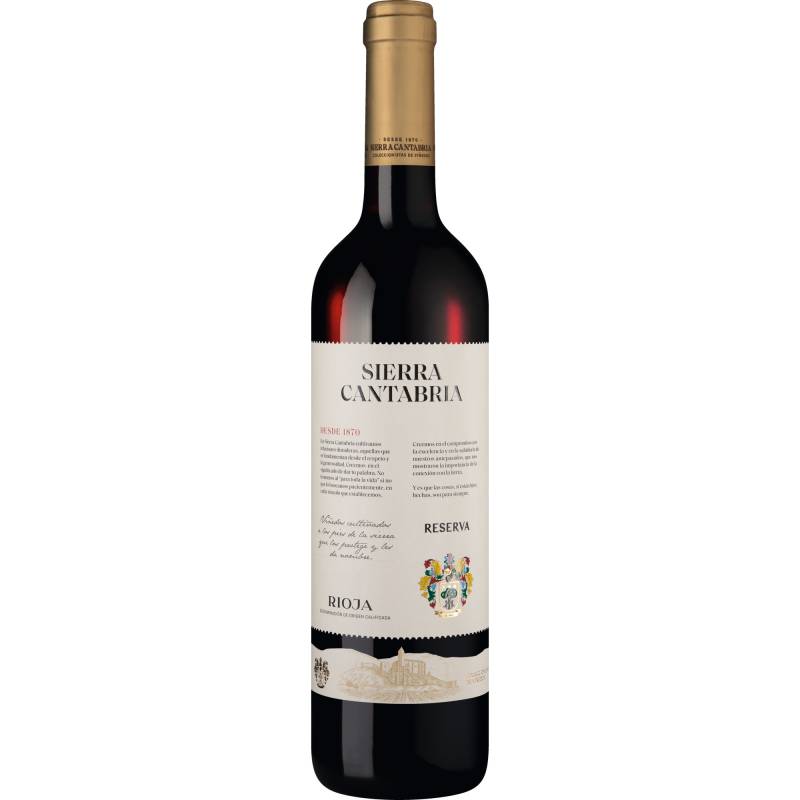 Sierra Cantabria Rioja Reserva, Rioja DOCa, Rioja, 2016, Rotwein von Sierra Cantabria S.A. Logrono - Spain