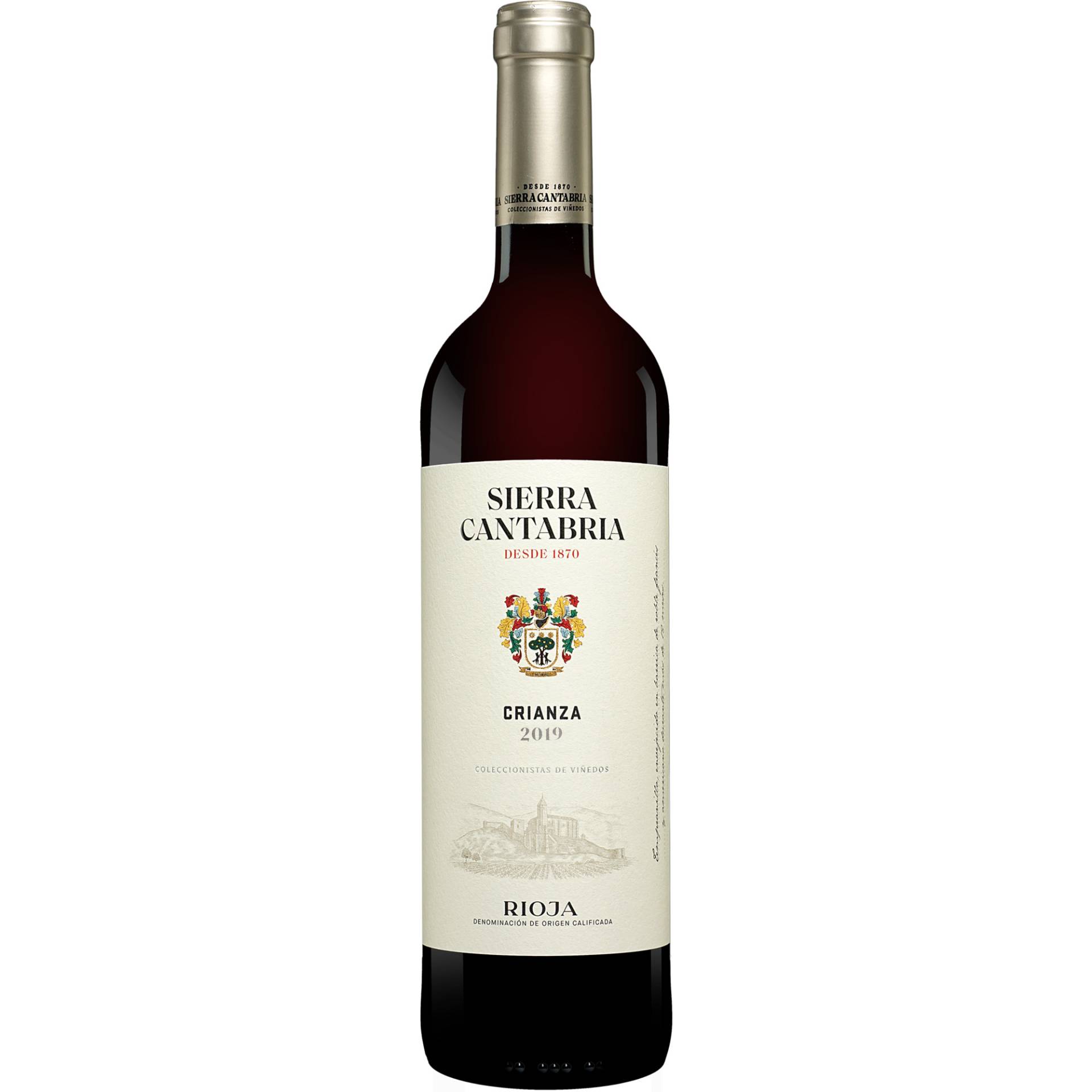 Sierra Cantabria Crianza 2019 0.75L 14.5% Vol. Rotwein Trocken aus Spanien Sierra Cantabria Crianza 2019 0.75L 14.5% Vol. Rotwein Trocken aus Spanien von Sierra Cantabria