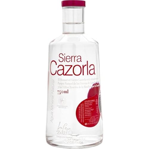 Sierra carbola - natürliches Mineralwasser ohne Gas - Glasflasche - Flaschendekoration - 750 ml Sierra carbola - natürliches Mineralwasser ohne Gas - Glasflasche - Flaschendekoration - 750 ml von Sierra Cazorla