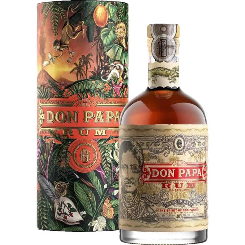 Don Papa Rum 7 Years, Negros Philippinen, 0,7 L, 40% Vol., Geschenketui, Spirituosen von Sierra Madre GmbH, Rohrstr. 26, 56093 Hagen, Germany