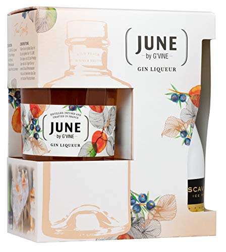 JUNE GIN LIQUEUR 0,7L 30% vol + SCAVI & RAY Ice Prestige 0,2L 10,5% vol Geschenkset von Botucal