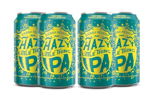 Sierra Nevada Brewing - 4 x Hazy Little Thing - Hazy IPA in 0,355l Dose - handwerklich gebrautes Bier aus Kalifornien USA - fruchtig und intensiv hopfig, inkl. 1 € Einwegpfand Sierra Nevada Brewing - 4 x Hazy Little Thing - Hazy IPA in 0,355l Dose - handwerklich gebrautes Bier aus Kalifornien USA - fruchtig und intensiv hopfig, inkl. 1 € Einwegpfand von Sierra Nevada