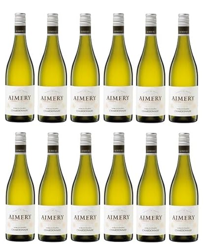 12x 0,75l - 2023er - Sieur d'Arques - Aimery - Chardonnay - Pays d'Oc I.G.P. - Frankreich - Weißwein trocken von Sieur d'Arques
