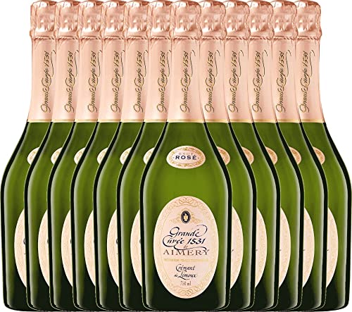 Aimery Grande Cuvée 1531 Rosé Crémant Brut von Sieur d'Arques - Schaumwein 12 x 0,75l VINELLO - 12er - Weinpaket inkl. kostenlosem VINELLO.weinausgießer Aimery Grande Cuvée 1531 Rosé Crémant Brut von Sieur d'Arques - Schaumwein 12 x 0,75l VINELLO - 12er - Weinpaket inkl. kostenlosem VINELLO.weinausgießer von Sieur d'Arques