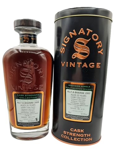 Allt-A-Bhainne 2000 Sherry Cask Finish 52,6% vol. 0,70 Liter. Allt-A-Bhainne 2000 Sherry Cask Finish 52,6% vol. 0,70 Liter. von Signatory Vintage