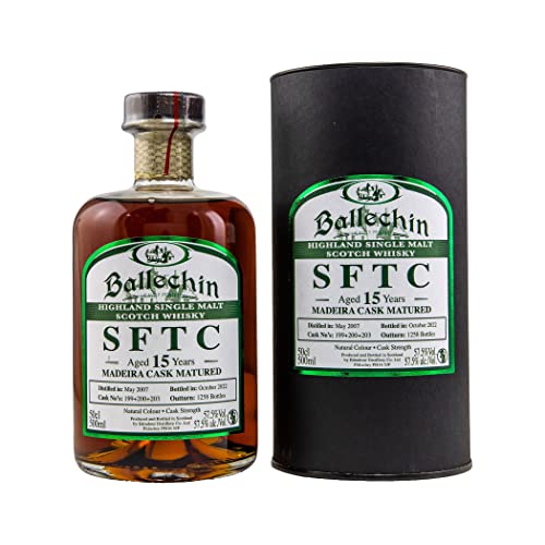Ballechin 2007/2022-15 Jahre - Straight from the Cask - Highland Single Malt Scotch Whisky von Signatory Vintage