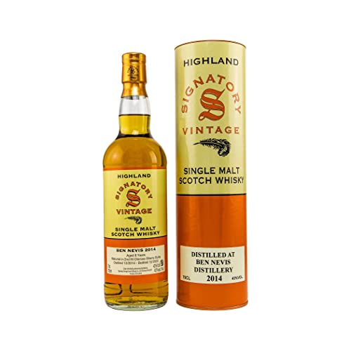 Signatory Vintage BEN NEVIS 8 Years Old Highland Single Malt Scotch Whisky 2014 43% Vol. 0,7l in Geschenkbox von Signatory Vintage