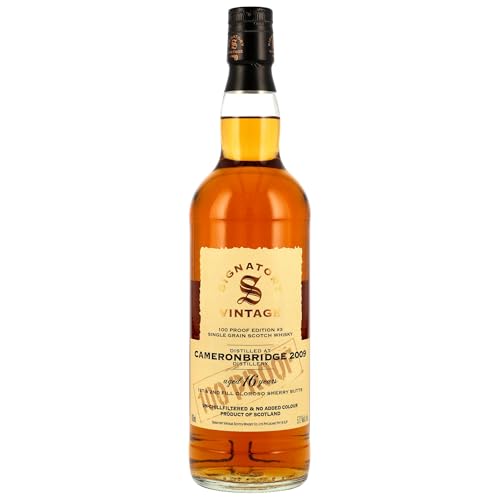 Cameronbridge 2009 16yo Signatory Vintage 100 Proof Edition Single Grain Whisky (1x0,7l) von Signatory Vintage