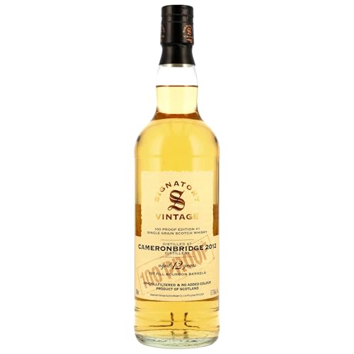 Cameronbridge 2012 Signatory Vintage 100 Proof Edition Single Grain Whisky (1x0,7l) von Signatory Vintage