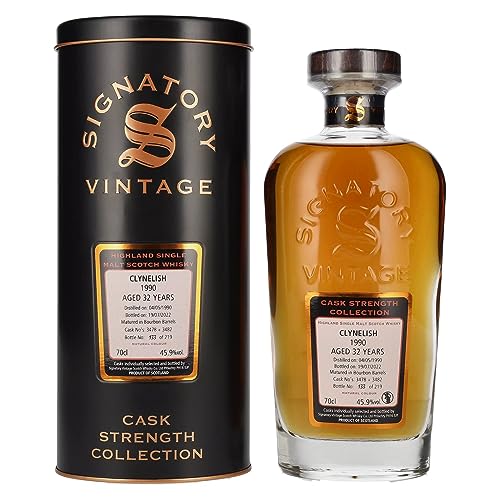 Signatory Vintage CLYNELISH 32 Years Old Cask Strength 1990 45,9% Vol. 0,7l in Tinbox Signatory Vintage CLYNELISH 32 Years Old Cask Strength 1990 45,9% Vol. 0,7l in Tinbox von Signatory Vintage
