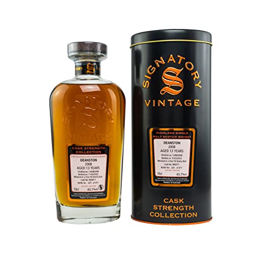 Signatory Vintage DEANSTON 13 Years Old Cask Strength 2008 65,7% Vol. 0,7l in Tinbox Signatory Vintage DEANSTON 13 Years Old Cask Strength 2008 65,7% Vol. 0,7l in Tinbox von Signatory Vintage