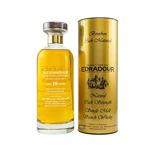 Edradour 2012/2022-10 Jahre - Bourbon Cask - Natural Cask Strength - Ibisco Decanter von Signatory Vintage