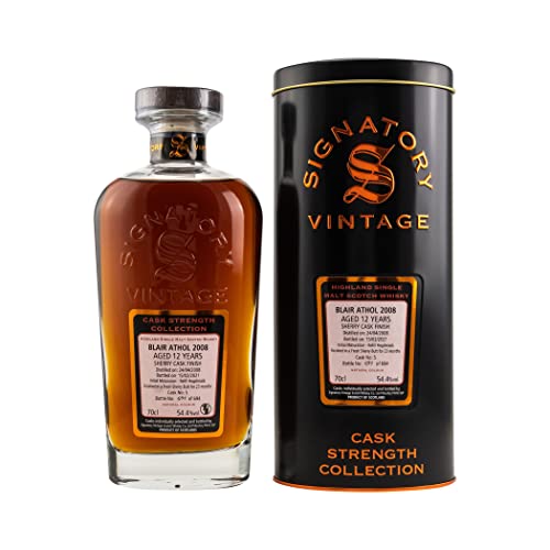 Signatory Vintage BLAIR ATHOL 12 Years Old Cask Strength Collection 54,4% Volume 0,7l in Tinbox Whisky von Signatory Vintage