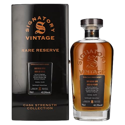 Signatory Vintage Ben Nevis 55 Years Old RARE RESERVE Cask Strength 1966 45,3% Vol. 0,7l in Holzkiste Signatory Vintage Ben Nevis 55 Years Old RARE RESERVE Cask Strength 1966 45,3% Vol. 0,7l in Holzkiste von Signatory Vintage
