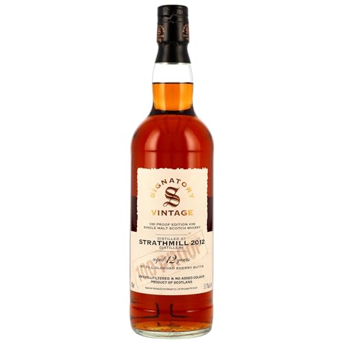 Strathmill 2012 Signatory Vintage 100 Proof Edition Single Malt Whisky (1x0,7l) von Signatory Vintage