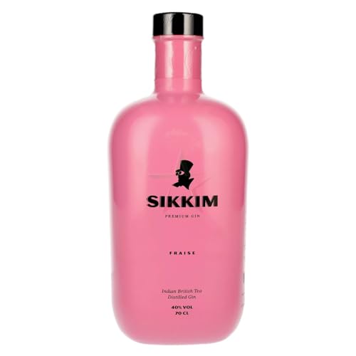 Sikkim FRAISE Premium Gin 40,00% 0,70 Liter von Sikkim