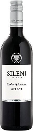 Sileni Cellar Selection Merlot, Hawke’s Bay (Case of 6x75cl), Neuseeland/Hawke's Bay & Marlborough, Rotwein (GRAPE MERLOT 100%) von Sileni Estates