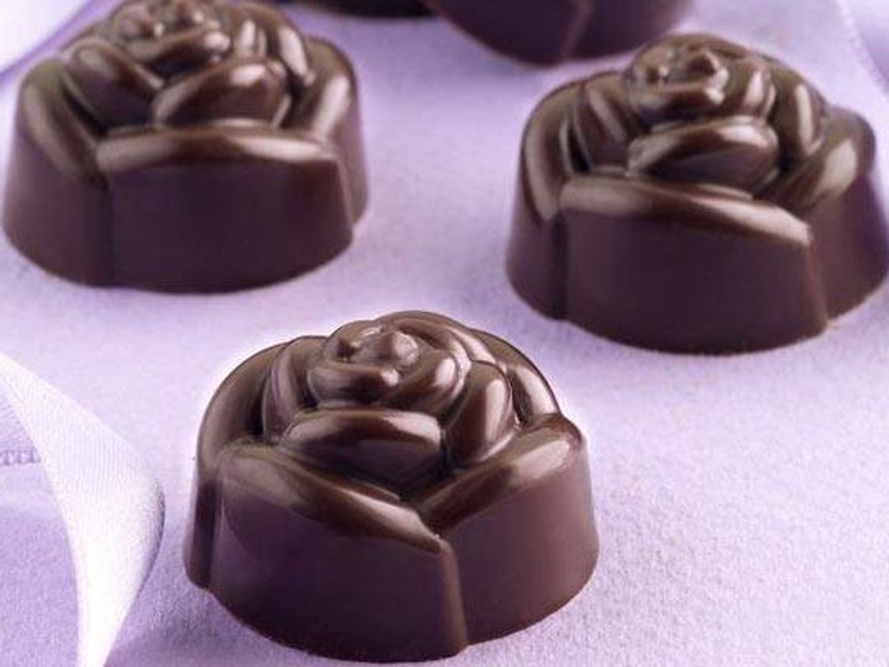 Silikon-Pralinenform Rose Silikon-Pralinenform Rose von Silikomart