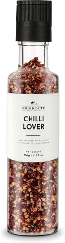 Silk Route Spice Company Nachfüllbare Glasmühle Chili Liebhaber 94g von Silk Route Spice Company