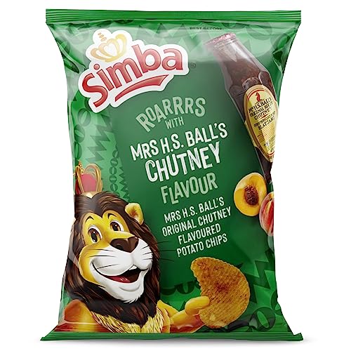 Simba Große Kartoffelchips Mrs Balls Chutney 120 g Simba Große Kartoffelchips Mrs Balls Chutney 120 g von Simba
