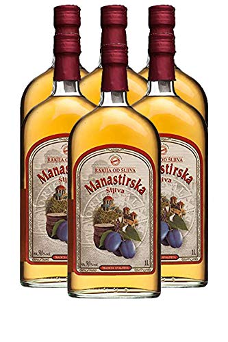 Manastirska Simex (6x Pflaumenbrand Sliwowitz Manastirska Simex 1 l) von Simex