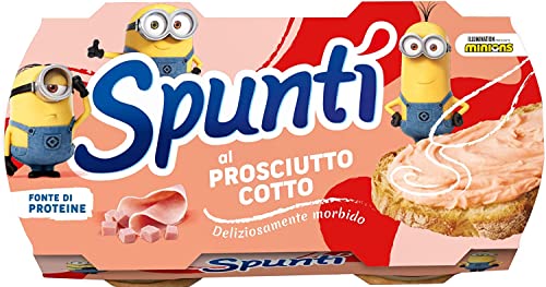 12x Simmenthal Spuntì al Prosciutto Cotto streichfähiges Produkt mit gekochtem Schinken Snack ( 2 x 84g ) von Simmenthal